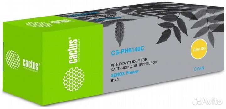 Картридж Cactus CS-PH6140C (807450) 1444889
