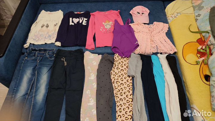 Пакет вещей для девочки 122-128