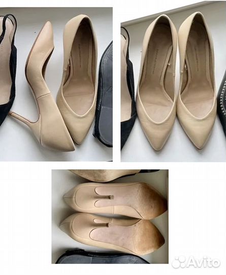 Туфли Zara бежевые