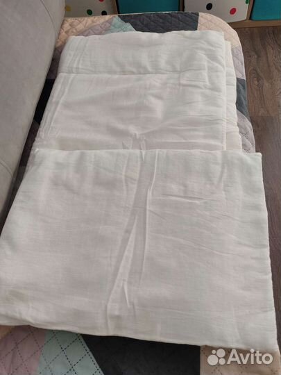 Детское одеяло и подушка в кроватку