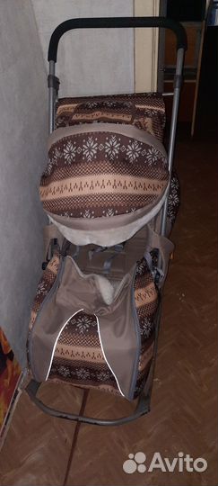 Детские санки коляска