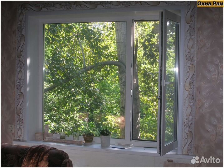 Пластиковые окна в деревянный дом