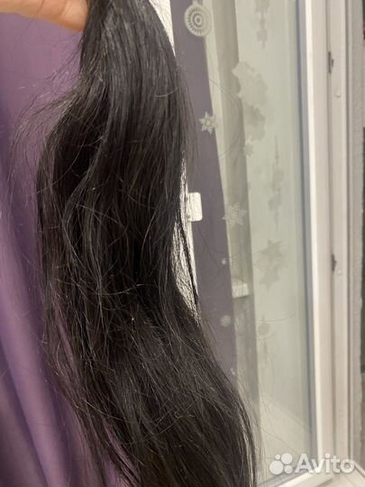 Волосы для наращивания натуральные бу 60 см