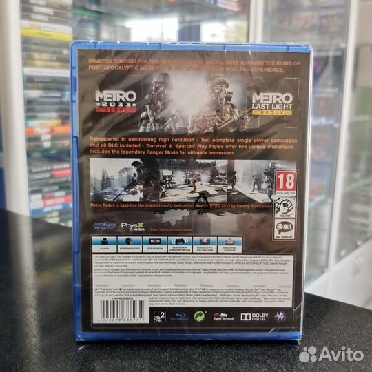 Metro Redux PS4 (новый)