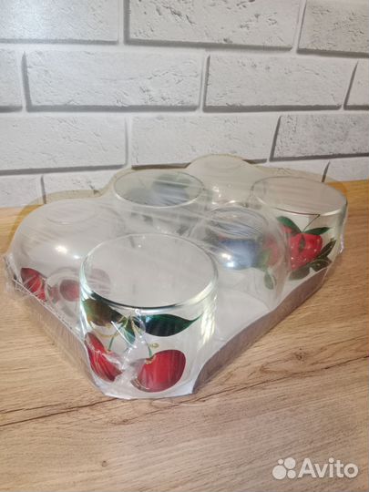 Набор кружек 6 шт новые