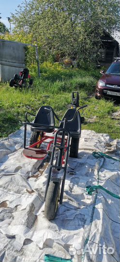 Двухместный веломобиль berg