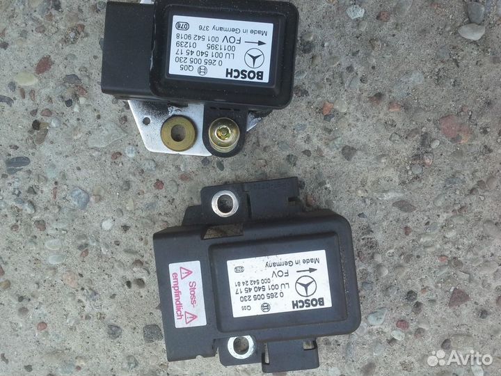 Датчик продольного поперечного ускорения Mercedes