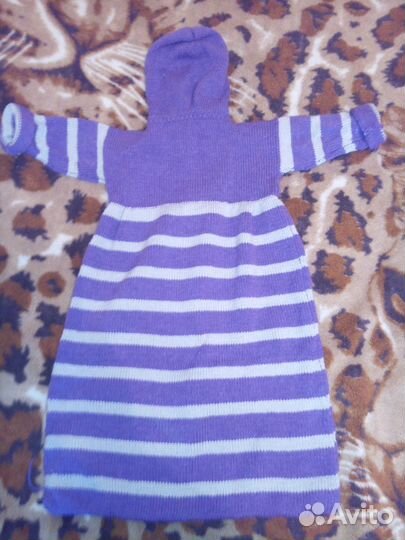 Конвертик прогулочный вязанный ручной работы