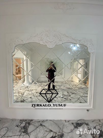 Зеркальное панно/ромбики/панно/фацет