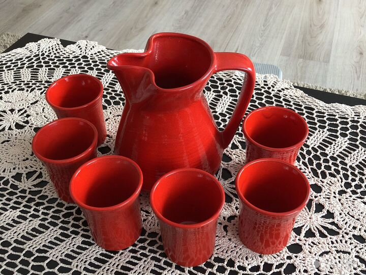 Кувшин со стаканами Югославия