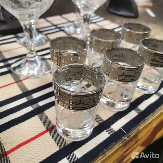 Отличный подарок - Сервис 6 бокалов 6 рюмок