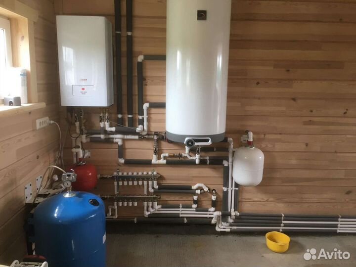 Монтаж систем отопления и водоснабжения