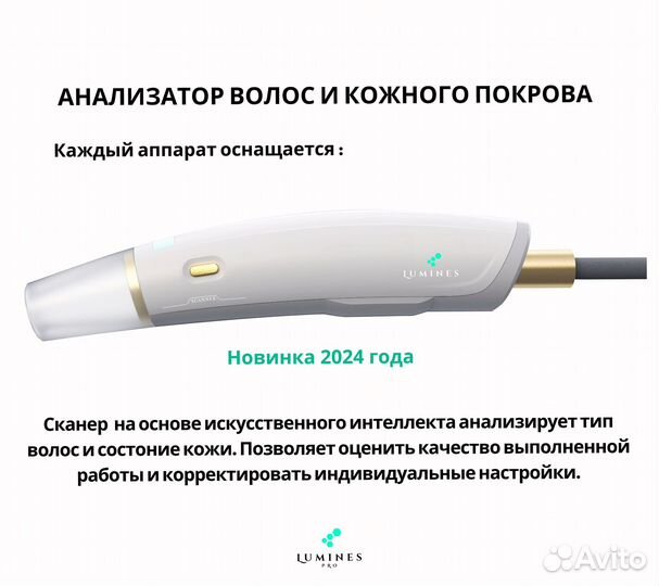 Аппарат для эпиляции люминес Макс’Про 2000W