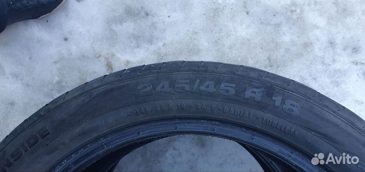 Continental ContiSportContact 3E 245/45 R18 и 275/40 R18