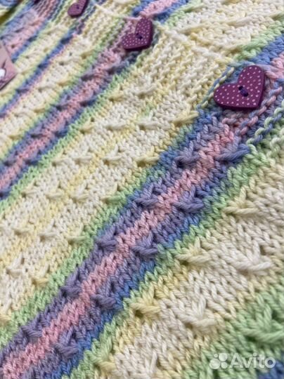 Детский вязанный комбенизон