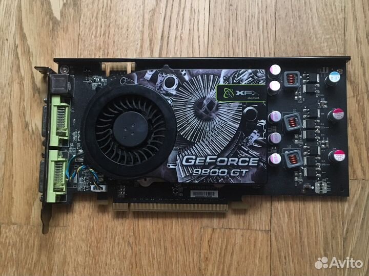 Видеокарта xfx 9800gt
