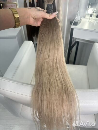 Волосы для наращивания 60 см омбре