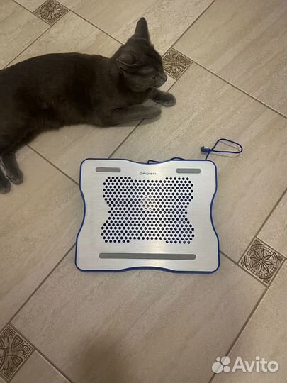 Подставка для ноутбука Crown cmlc-1001 Blue