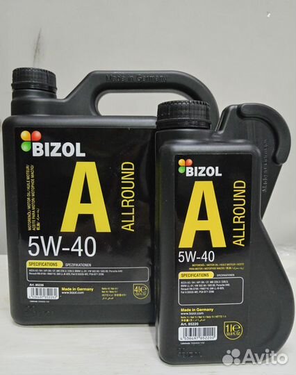 Масло моторное Bizol Allround 5W-40 4л