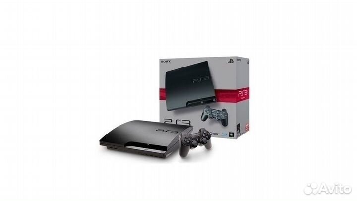PS3 Slim + 41 Игра Гарантия 1 Год