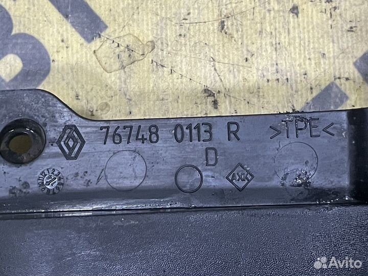 Брызговик задний правый Renault Logan 2