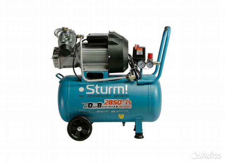 AC93250 Компрессор воздушный Sturm, 2400 Вт, 410л