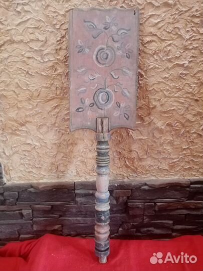 Лопасть, лопатка от старинной деревянной прялки. Л