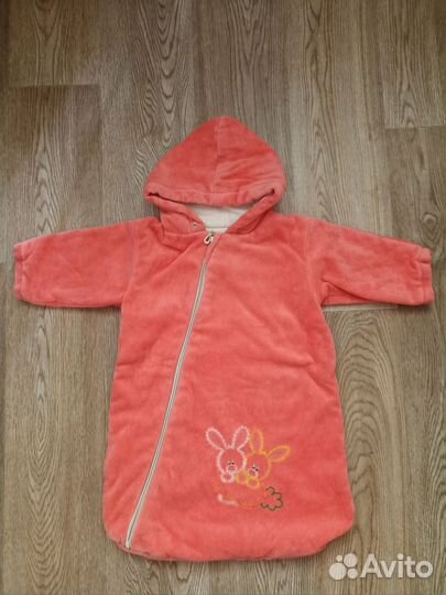 Тёплые вещи пакетом на девочку 62