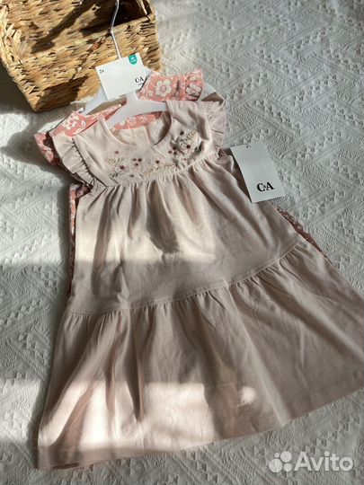 Платья на девочку 80 c&a новые