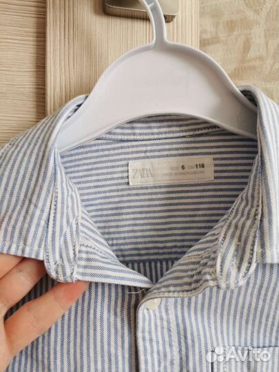 Рубашка на мальчика. zara. 116