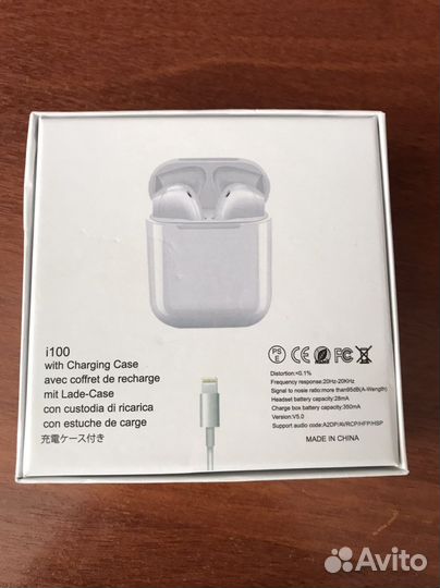 Беспроводные наушники i100