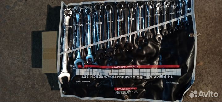 Набор ключей Cat (U.S.A) Toptul.thorsen