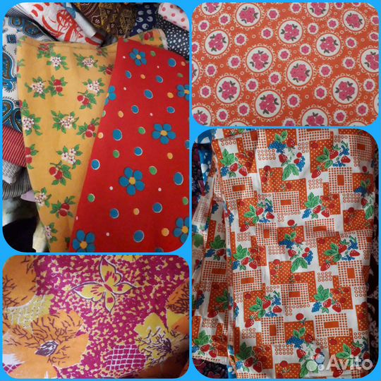 Ткани х.б СССР Драп.сатин.штапель.фланель