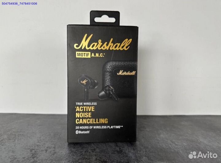 Наушники Marshall Motif ANC новые