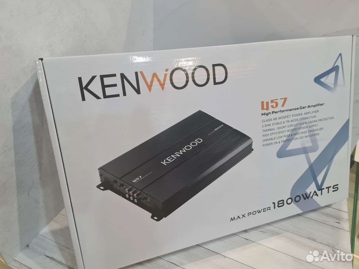 Автомобильный усилитель kenwood 457 1800w
