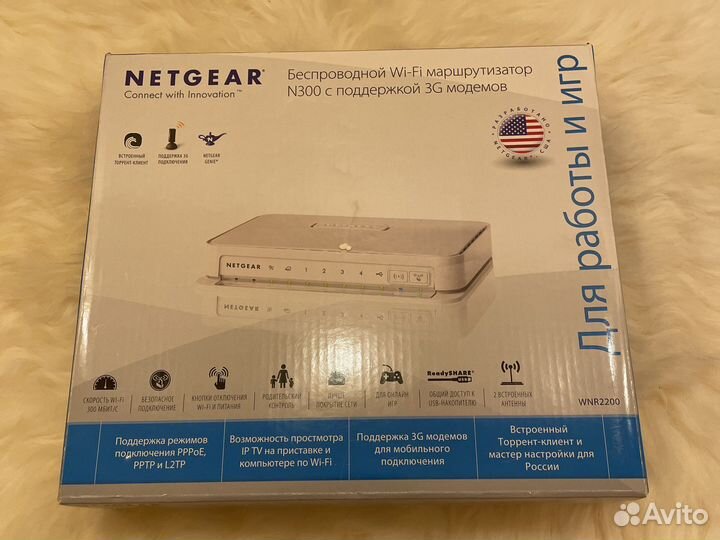 Роутер netgear N300 WNR2200