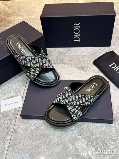 Шлепки мужские dior