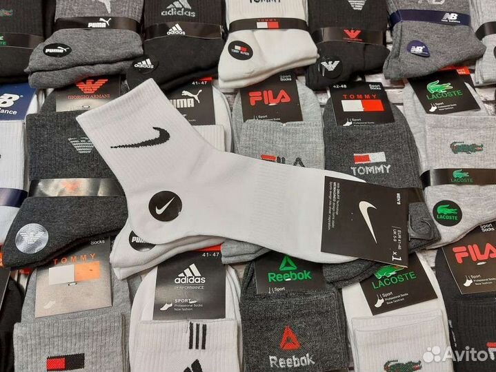 Носки Nike Adidas Puma Reebok