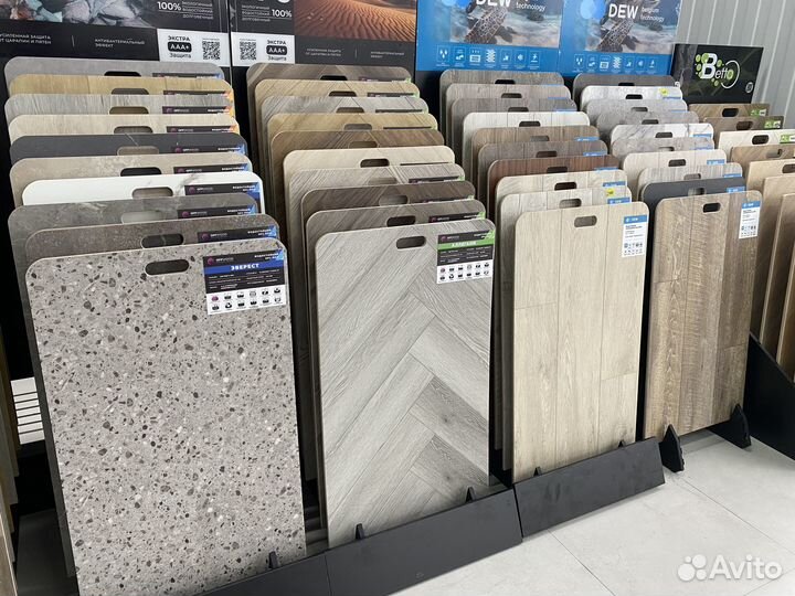 LVT Кварц-виниловый ламинат 42, 43 класс