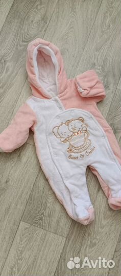 Комбинезон велюровый 56р