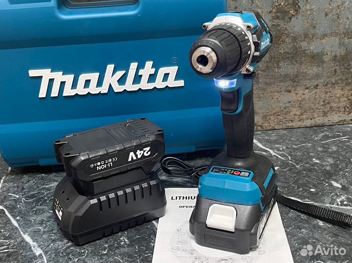 Шуруповерт makita 24v бесщеточный