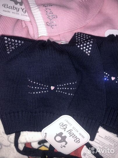 Новые шапочки р.46/48 весна/осень