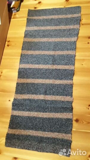 Коврик дорожка вязаный на пол