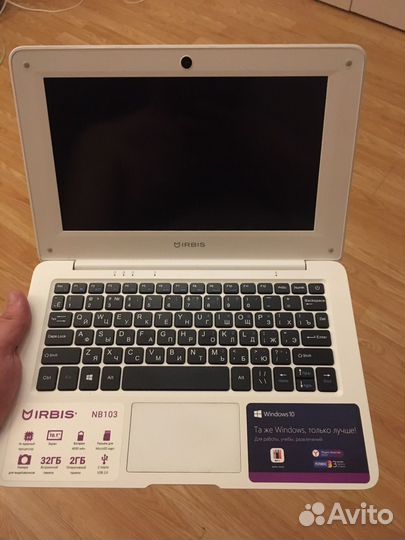 Нетбук irbis на запчасти