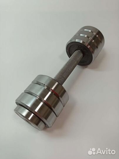 Гантель разборная с галтованными дисками 4кг (мет