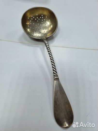 Дореволюционное ситечко, серебро 84 пробы