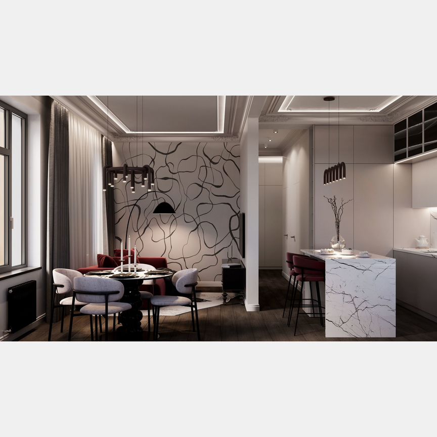 2-к. квартира, 53,9 м², 4/12 эт.