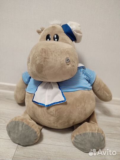 Мягкая игрушка бегемот