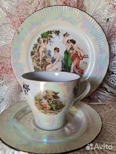 Чайное кофейное трио. Мадонна ГДР