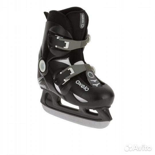 Коньки лед.раздв. oxelo 30-32 чер